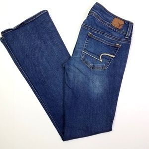 american eagle kick boot medium wash jeans 4 reg